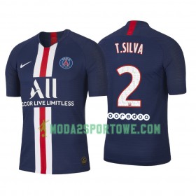 Koszulka Paris Saint-Germain Thiago Silva 2 Domowe Stroje Piłkarskie 2019/20 Krótki Rękaw 